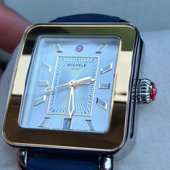 SOLD-MicheleDeco Sport Two Tone Wristwatch - Picture 1 of 7
